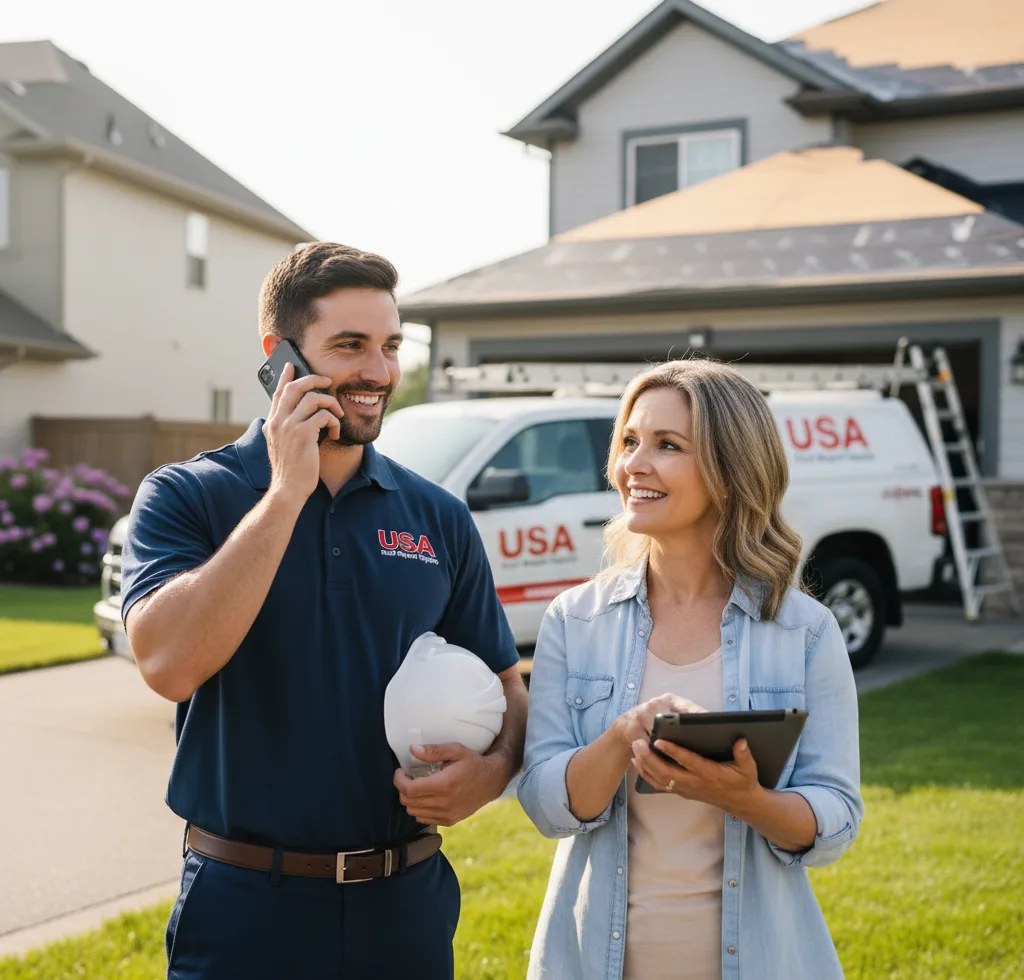 USA Roof Repair Experts customer support in Fircrest